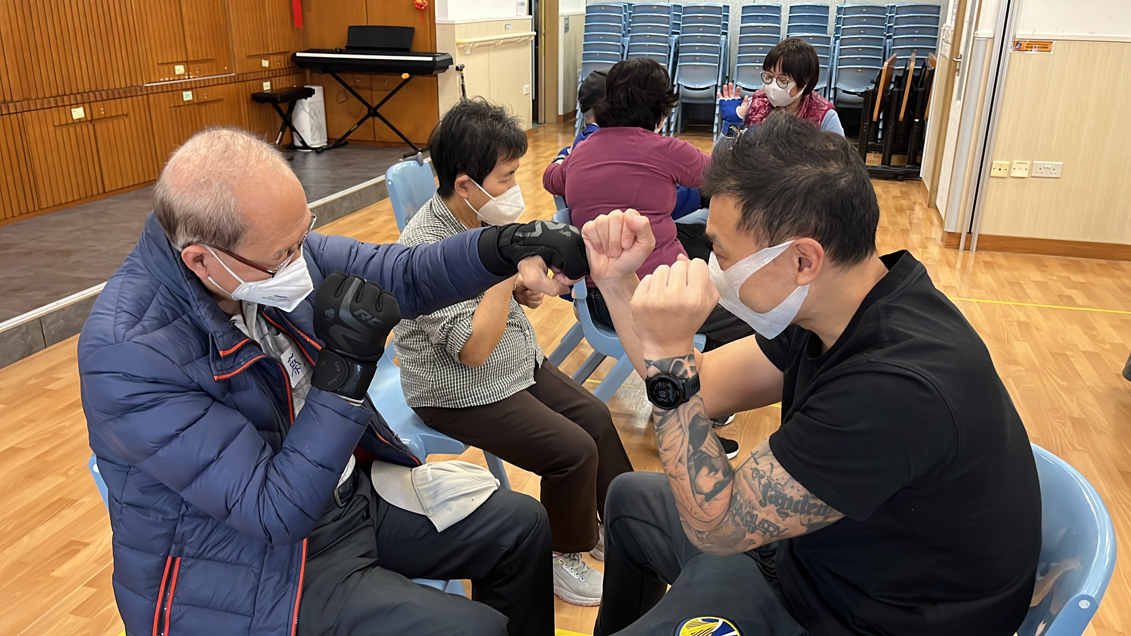 銀齡節拍非接觸式拳擊運動班