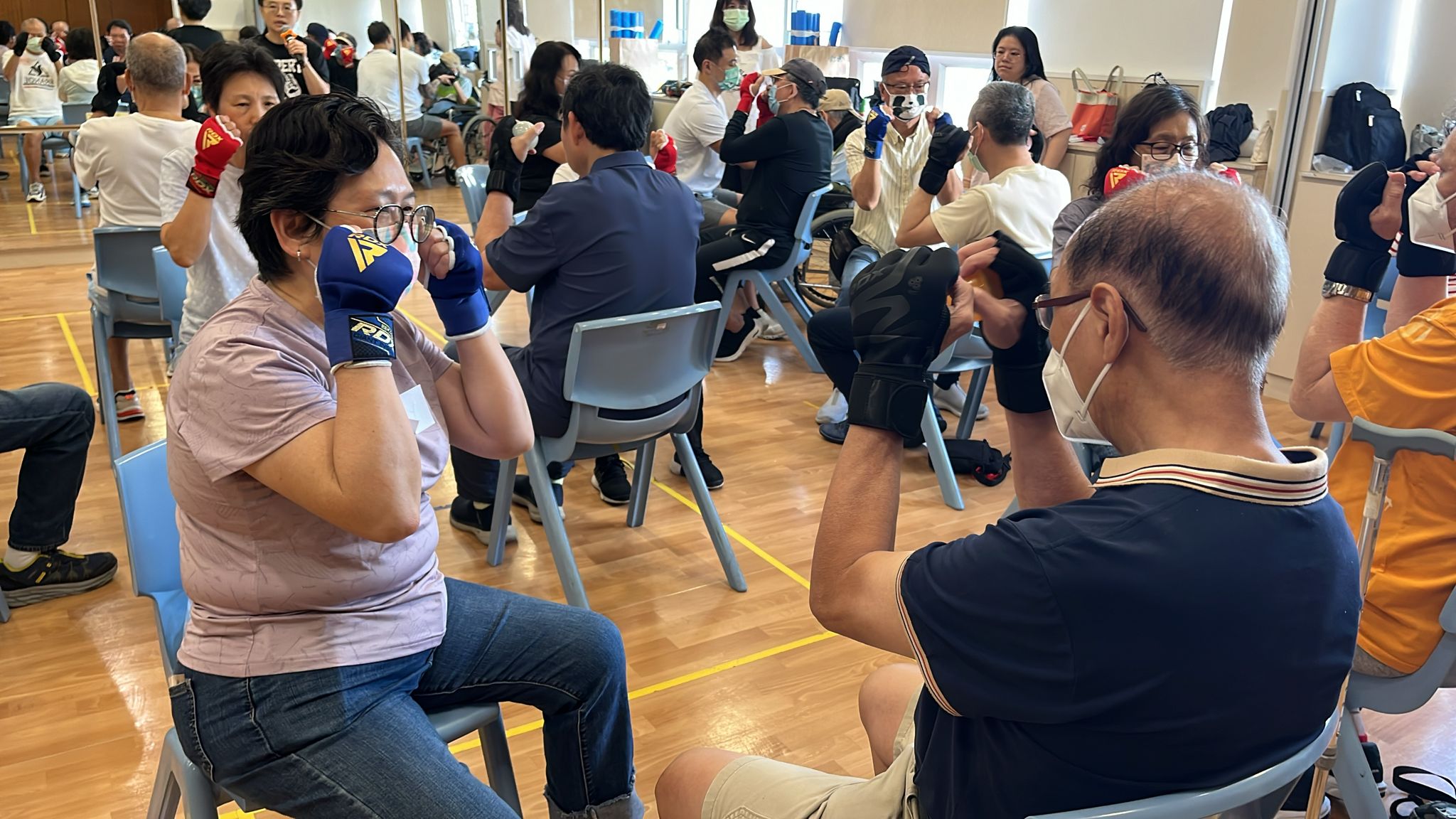 銀齡節拍非接觸式拳擊運動班