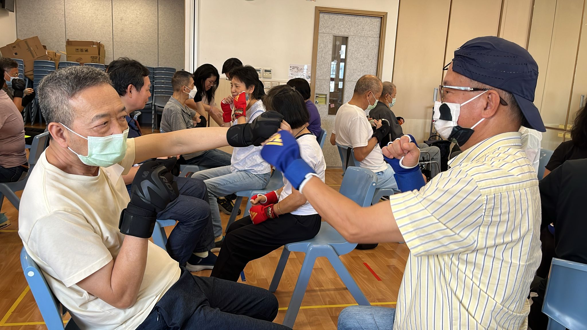 銀齡節拍非接觸式拳擊運動班