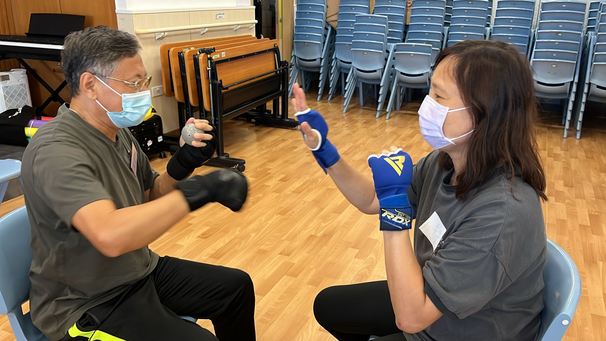 銀齡節拍非接觸式拳擊運動班