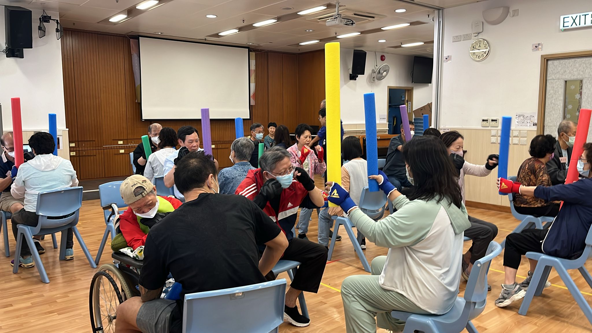 銀齡節拍非接觸式拳擊運動班